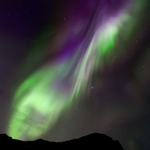 Aurora  Dyrholaey (Iceland)