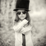 boy with old hat