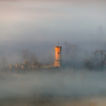 Castle in the fog