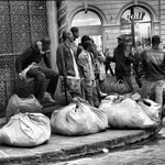 migrants on Florence streets