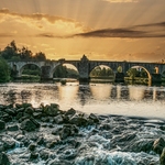 THE SUN RISES IN PONTE DA BARCA