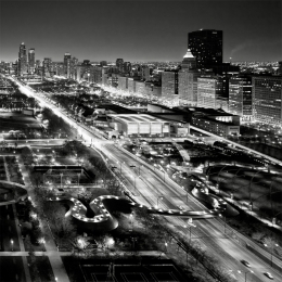 Millenium Park at The Night 