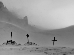 Cemiterio na  Antartica 