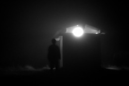 Someone in the fog 