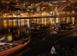 fisherman at Douro river 