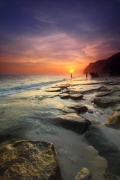 Sunset at KarmaKandara (Private Beach in Bali 