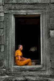 Monk from Angkor Wat 