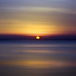 Sunrise on the sea 