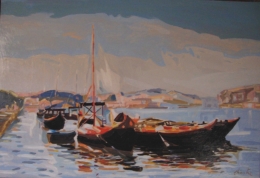 Barcos rabelos na Ribeira 