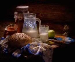 Still life in a rustic style 