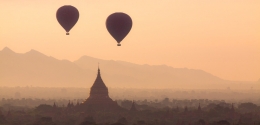 Ballooning Over Bagan 