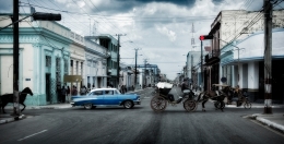 Crossing the main road 