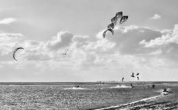 Kite surf shooting sequence 6x 