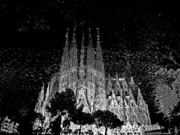 La notte di Gaudì.... 