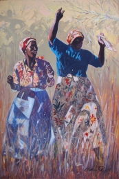 Mulheres Africanas dançando 