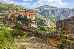 Monastery from Meteora-Greece 