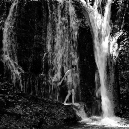 The waterfall of Nusakake 