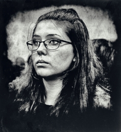 Young lady with glasses 