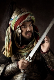 Medieval Muslim warrior 