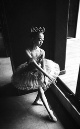 Young ballerina dancer 