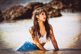 Mermaid on the Beach 