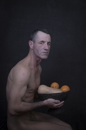 Self portrait with Fruit 