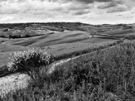 Cloudy on Pienza 
