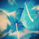 Blue sky umbrella