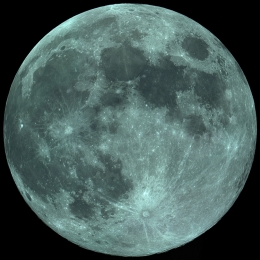 Lua azul 