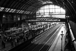 Estação da Luz Sao Paulo Brasil B&W 