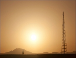 The man and the desert 