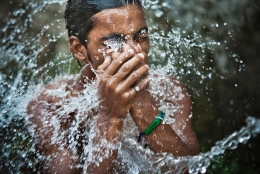 Morning bath 