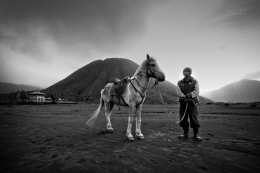 tengger man with horse 