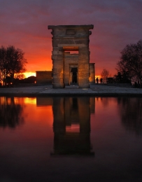 Sunset Debod 