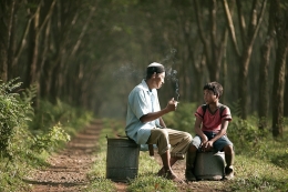 Morning chat with Grandpa 