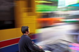 Traffic In HK Streets 