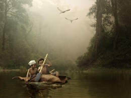 leaf boat 