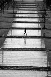 Wet between steps ... 