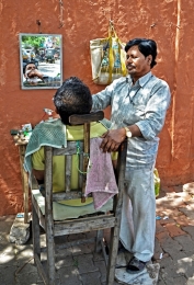 Street barber