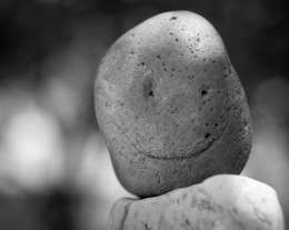 Happy stone. 