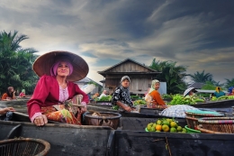 3 Seller at Lokbaintan Floating Market 