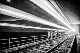 Fast Train Through the Douro 