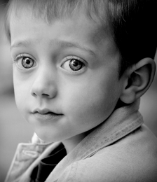 yeux d'un enfant 