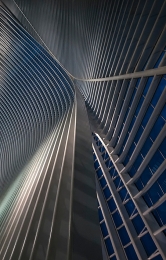 Calatrava lines at the blue hour 