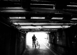 Under　a　girder bridge 