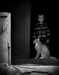 two on the old porch 