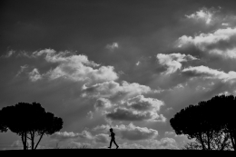 walking between clouds 