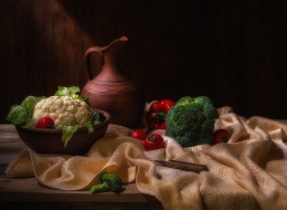 Still Life with Cauliflower 