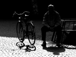 Unknown with bike 