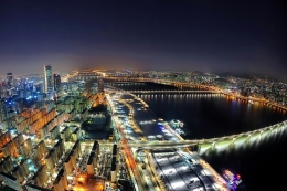 Seoul City On The Night  